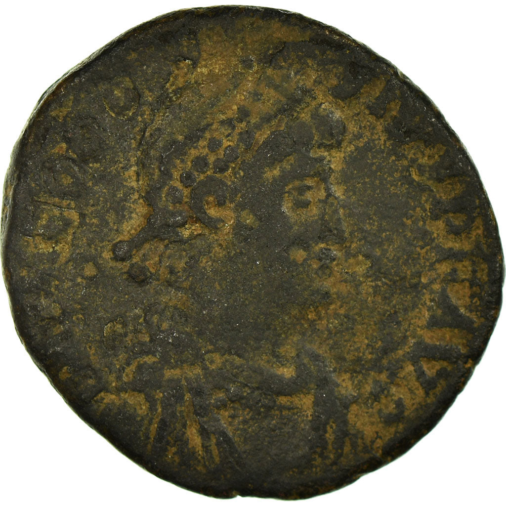 minca,
Theodosius I.,
Nummus