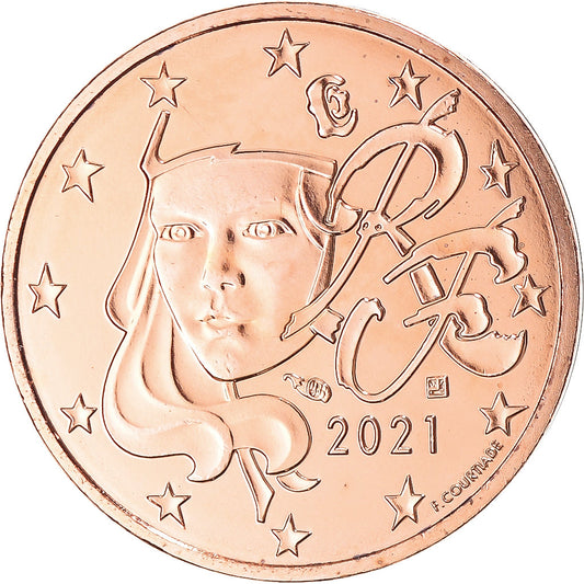 Francúzsko,
 
 Monnaie de Paris,
 
 2 euro centy