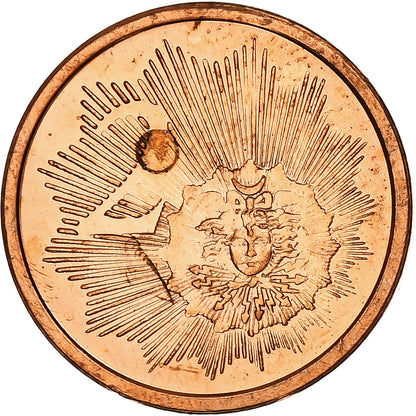 Gibraltár,
 
 2 euro centy,
 
 Fantasie-Euro-Moster