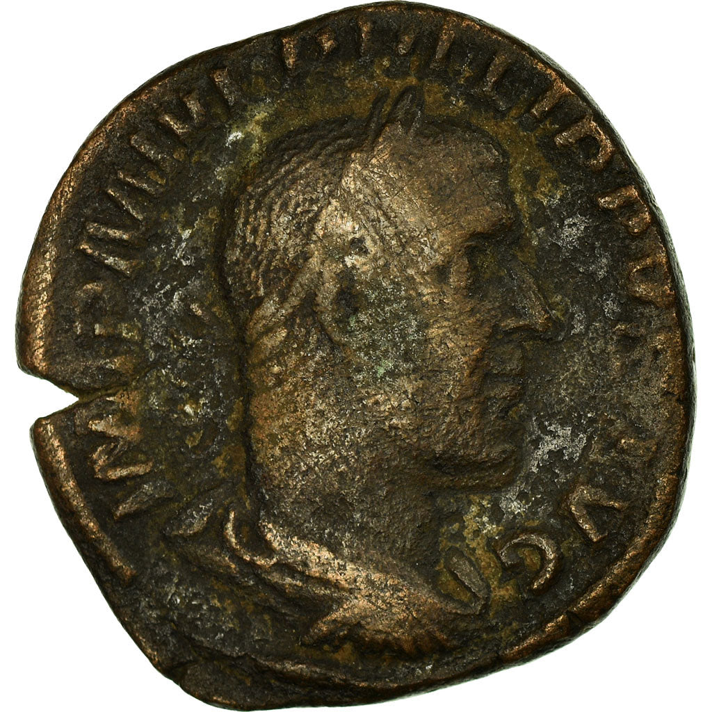 minca,
 
 Filip I.
 
 Sestertius